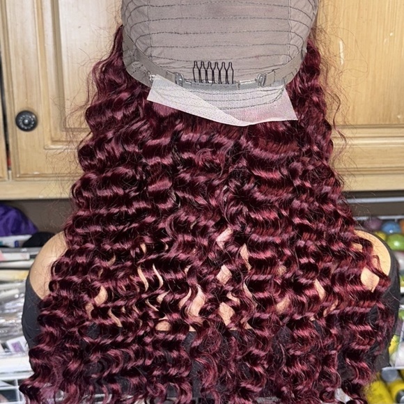 Lot 2111 ❤️New ❤️100% Human Hair 4x4 Lace Front wig T Part 24” - Picture 6 of 9